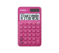 Calcolatrice tascabile Casio SL-310UC-RD 10 cifre solare e batteria fucsia