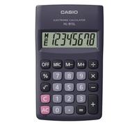 Casio HL-815L calcolatrice tascabile - Display a 8 cifre, con radice quadrata, Nero
