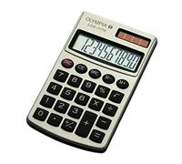 Calcolatrice tascabile Olympia LCD 1110, Grigio-Argento