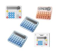 Calcolatrice TintaUnita Pop, ideale per ufficio o per scrivania di casa colorate e con tasti grandi Display 12 cifre