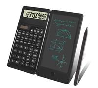 Calcolatrici scientifiche, calcolatrice da tavolo con display LCD a 12 cifre con blocco note, doppia alimentazione solare e a batteria