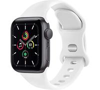 Calcoli compatibili con cinghie Apple Watch 45mm 41mm 44mm 40mm 42 mm 38 mm per uomini uomini morbidi silicone cinghia compatibile con Apple Watch SE/IWATCH Series 7 6 5 4 3 (45/44/40mm Navy Blue)