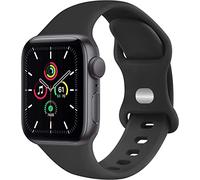 Calcoli compatibili con cinghie Apple Watch 45mm 41mm 44mm 40mm 42 mm 38 mm per uomini uomini morbidi silicone cinghia compatibile con Apple Watch SE/IWATCH Series 7 6 5 4 3 (45/44/40mm Navy Blue)