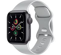 Calcoli compatibili con cinghie Apple Watch 45mm 41mm 44mm 40mm 42 mm 38 mm per uomini uomini morbidi silicone cinghia compatibile con Apple Watch SE/IWATCH Series 7 6 5 4 3 (45/44/40mm Navy Blue)