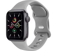 Calcoli compatibili con cinghie Apple Watch 45mm 41mm 44mm 40mm 42 mm 38 mm per uomini uomini morbidi silicone cinghia compatibile con Apple Watch SE/IWATCH Series 7 6 5 4 3 (45/44/40mm Navy Blue)