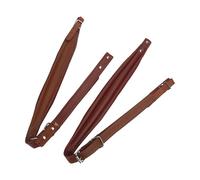 Calcoli di fisarmonica Glomora imbottiti, cinghie di fisarmonica regolabili cinghie spina con spalline per 16-120 bassi (nero) (Coffee)
