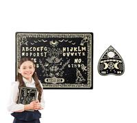 Calcolo spirituale, Spirit Talking Board | Scheda divinazione a legna che parla,Dowsing Home Decoration con strumenti di divinazione Planchette per la caccia ai fantasmi