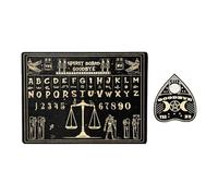 Calcolo spirituale, Spirit Talking Board, Scheda divinazione a legna che parla, Strumenti di divinazione di rabdomando con planchette decorazione metafisica per la casa per 2+ giocatori