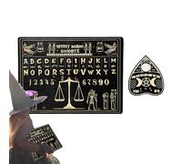Calcolo spirituale, Spirit Talking Board | Talking Wooden Divinazione Board - Strumenti di divinazione di rabdomando con planchette decorazione metafisica per la casa per 2+ giocatori