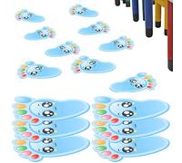 Calcomanías De - 15 Pares De Calcomanías Antideslizantes E Impermeables | 10x14x0,1 Cm Portable Pegatinas Habitación Infantil | Lightweight Para Guardería Y Habitación Infantil