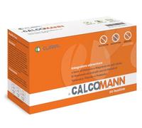 CALCOMANN integratore alimentare per la cura dei calcoli renali, a base di Potassio Citrato, Magnesio Citrato, Fillanto, D-mannosio, Tarassaco. Con probiotici - 20 bustine