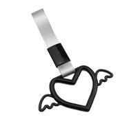 calcos Della Maniglia Delle Auto Del Cuore - alis Cuori Auto Impiccata | Hangings Bumper Warning Ring Charm | Elegante Accessorio Per Fasi Alla Deriva | Facile Installare cinghias Per Paraurti