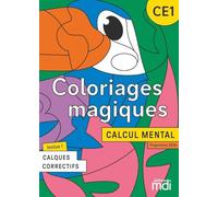 Calcul mental CE1: Coloriages magiques