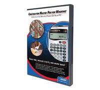 Calculated Industries 4111 Construction Master Pro Software (CD) per Windows | Calcola la matematica di costruzione sul PC | Stime e layout come pratico programma pop-up