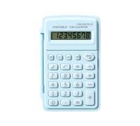 Calculator Mini - Small Portable Calculation Tool With Protective Lid, Compact Design, Easy-to-Use | Pocket Calculator For Students, Test Takers, School, Classroom, Exams, Accountants, Professionals,
