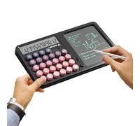 Calculator Notepad, Large Display Calculation Tool with Eye Protection Drafting Pad, 5.91x10.35 inches Compact Writing Board for Students, Business, Adults, School or Home Use