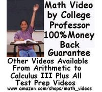 Calculus 3 DVDs By College Math Professor-Over 47 Hours