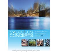 Calculus Concepts: An Informal Approach to the Mathematics of Change