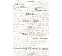 Michael Spivak Calculus On Manifolds (Tascabile)