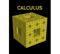 Calculus - Sierpinski Fractal 3D - Graph Paper Notebook: size 8.5x11 inches, approximately portrait A4, 100 pages, 7mm grid, 0.25mm tickness