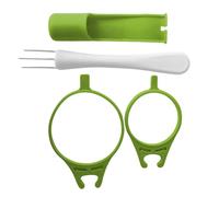 Calcumero Picker - Strumento pratico grabber di sottaceto | Forksoloso di cetriolo robusto in acciaio inossidabile | Pickle Fork Piickle Grabbeer | Comodo strumento da cucina per insalate di bicchieri