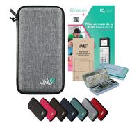 CALCUSO Accessori Pacchetto Premium grigio chiaro compatibile par Calcolatrice Grafica TI 83 Premium CE (Python)