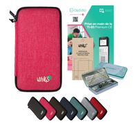 CALCUSO Accessori Pacchetto Premium rosa compatibile par Calcolatrice Grafica TI 83 Premium CE (Python)