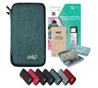 CALCUSO Accessori Pacchetto Premium turchese compatibile par Calcolatrice TI 83 Premium CE (Python)