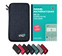 CALCUSO Accessori Pacchetto Standard blu compatibile par Calcolatrice Casio fx-92 Collège