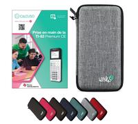 CALCUSO Accessori Pacchetto Standard grigio chiaro compatibile par Calcolatrice Grafica TI 83 Premium CE (Python)