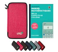 CALCUSO Accessori Pacchetto Standard rosa compatibile par Calcolatrice Casio fx-92 Collège