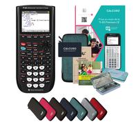 CALCUSO Pacchetto Premium turchese con Calcolatrice Grafica TI 82 Advanced Python Edition