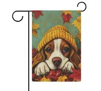 Calda bandiera autunnale da giardino per cani, in iuta su entrambi i lati, 30,5 x 45,7 cm