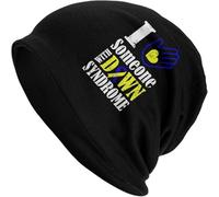 Calda Berretto Sci,I Love Someone with Do-Wn Syndrome,Skull cap,Anti Sudore Cappello Invernale per Sci,Uomo,Moto