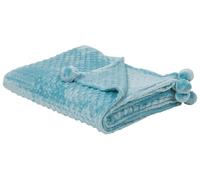 Calda Coperta Color Azzurro di Soffice Poliestere 200 x 220 cm Samur
