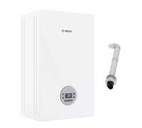 CALDAIA A CONDENSAZIONE 24 KW BOSCH CONDENS GC1200W 28/30C GAS METANO + KIT FUMI [EEK: A]