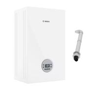 CALDAIA A CONDENSAZIONE 30 KW BOSCH CONDENS GC1200W 24/30C GAS METANO + KIT FUMI [EEK: A]