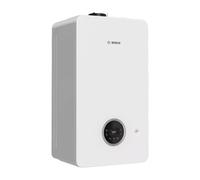 Caldaia a Condensazione Junkers Bosch Condens 2300 W GC2300W 24/30 C KW Bianca Metano/GPL Cod. 7736901286 - Completa di Kit Scarico Fumi