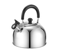Caldaia a fischio in acciaio inox, 2 l/3 l, per fornelli a gas e a induzione, manico pieghevole in ABS, design emisfero per uso interno ed esterno