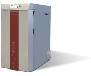 Caldaia a legna per acqua calda termosifoni 31 kw fiamma rovesciata