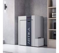 Caldaia a pellet autopulente Caminetti Montegrappa ARTIKA27 27kW ad alta efficie