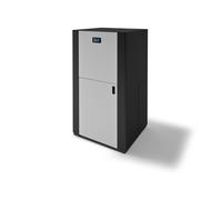 Caldaia a pellet Eva Calòr EV50 50kW in acciaio molto compatta ed efficiente