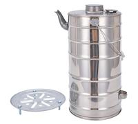 Caldaia ad acqua a legna, efficiente design cavo da 10,5 l, per una rapida ebollizione in campeggio all'aperto