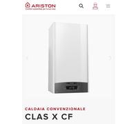 Caldaia Ariston Modello Clas X 28 CF Metano Low Nox 3301314 A Camera Aperta