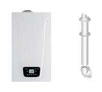 Caldaia Baxi Duo Tec Compact E 28 a condensazione con kit fumi | A7722083
