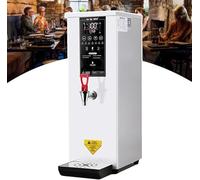 Caldaia commerciale per acqua calda, 40 l, in acciaio inox, con controllo digitale e rubinetto antigoccia, con controllo automatico della temperatura per catering, bar