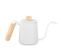 Caldaia da caffè resistente per alimenti, in acciaio inox, con beccuccio lungo, ideale per appendere gocce per le orecchie da versare sopra il bollitore con coperchio antipolvere