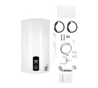 Caldaia elettrica da 2,0 kW 30L/45L/60L/70L, scaldabagno elettrico verticale - Max 75℃ - Dimensione connettore G1/2 - Impermeabilità IPX4 (70L/41 x 75cm)