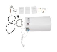 Caldaia elettrica da 35 litri, serbatoio acqua calda da 2000 W, temperatura regolabile da 25 a 75 °C, scaldabagno elettrico con doccetta