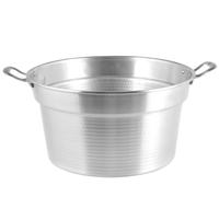 Caldaia In Alluminio Pesante Spazzolata Cm 44 21l Argento Pentalux